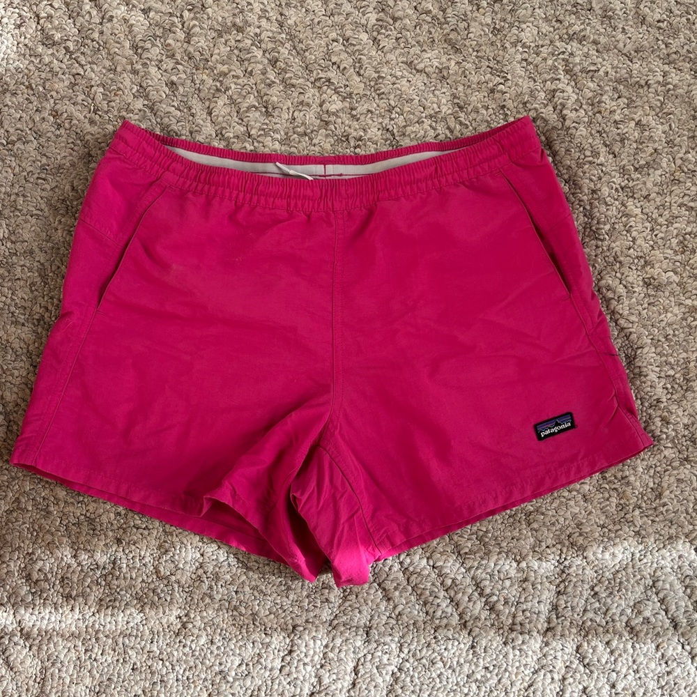 Vintage Patagonia Hot Pink Baggie Shorts Size Small